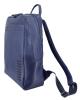 LEATHER BACK PACK CODE: 44S-BAG-T5209-496 (NAVY)