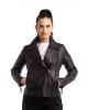 WOMAN LEATHER JACKET CODE: 49-W-PERF145 (BLACK)