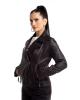 WOMAN LEATHER JACKET CODE: 49-W-PERF145 (BLACK)