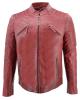 MAN LEATHER JACKET CODE: 49-M-8116 (RED)
