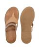 WOMAN LEATHER SLIPPERS: 53-W-2105 (CAMEL)