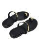WOMAN LEATHER SLIPPERS: 53-W-221381 (BLACK)