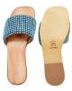 WOMAN LEATHER SLIPPERS: 55-W-15-197 (TIRQUIZE)
