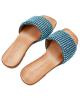 WOMAN LEATHER SLIPPERS: 55-W-15-197 (TIRQUIZE)