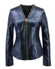 WOMAN LEATHER JACKET CODE: 07-WK-65 (D.BLUE-SDF)