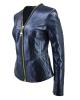 WOMAN LEATHER JACKET CODE: 07-WK-65 (D.BLUE-SDF)