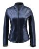 WOMAN LEATHER JACKET CODE: 07-WB-712 (D.BLUE-SDF)