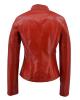 WOMAN LEATHER JACKET CODE: 07-W-B-342-FUR (RED)