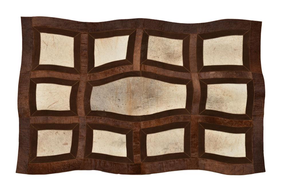 ΔΕΡΜΑΤΙΝΟ ΧΑΛΙ ΚΩΔΙΚΟΣ: 6000 (brown-beige) (178 x 118)