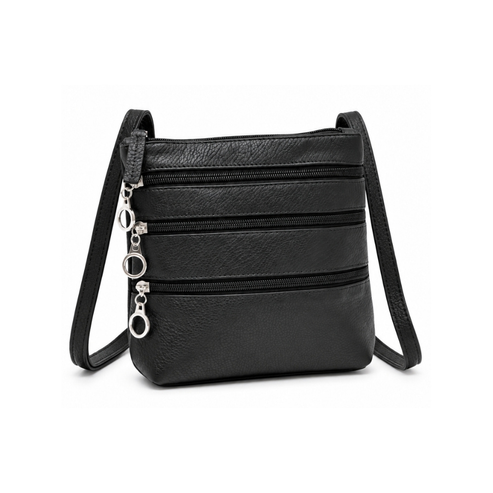 ΔΕΡΜΑΤΙΝΗ ΓΥΝΑΙΚΕΙΑ ΤΣΑΝΤΑ: W-BAG-CLASSIC SMALL (BLACK)