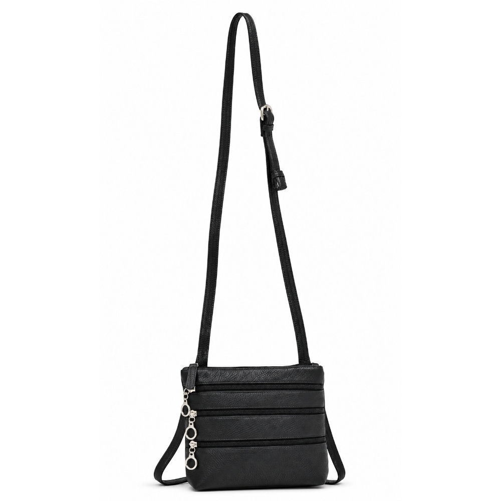 ΔΕΡΜΑΤΙΝΗ ΓΥΝΑΙΚΕΙΑ ΤΣΑΝΤΑ: W-BAG-CLASSIC SMALL (BLACK) - Image 2