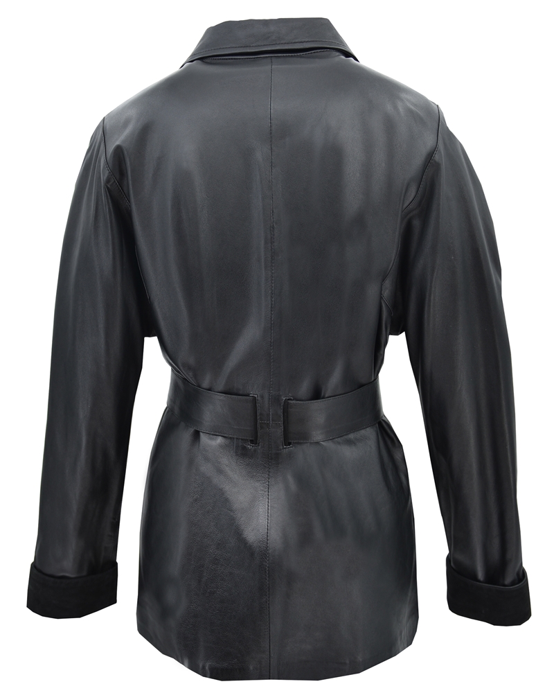 ΔΕΡΜΑΤΙΝΗ ΓΥΝΑΙΚΕΙΑ ΖΑΚΕΤΑ ΚΩΔΙΚΟΣ: 05-W-SUZI (BLACK) - Image 6