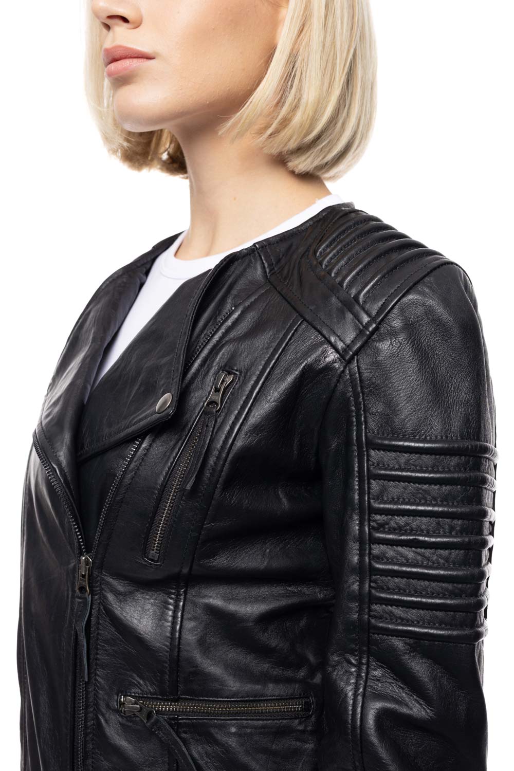 ΔΕΡΜΑΤΙΝΟ ΓΥΝΑΙΚΕΙΟ ΜΠΟΥΦΑΝ ΚΩΔΙΚΟΣ: 14-W-SILVANA (BLACK) - Image 6