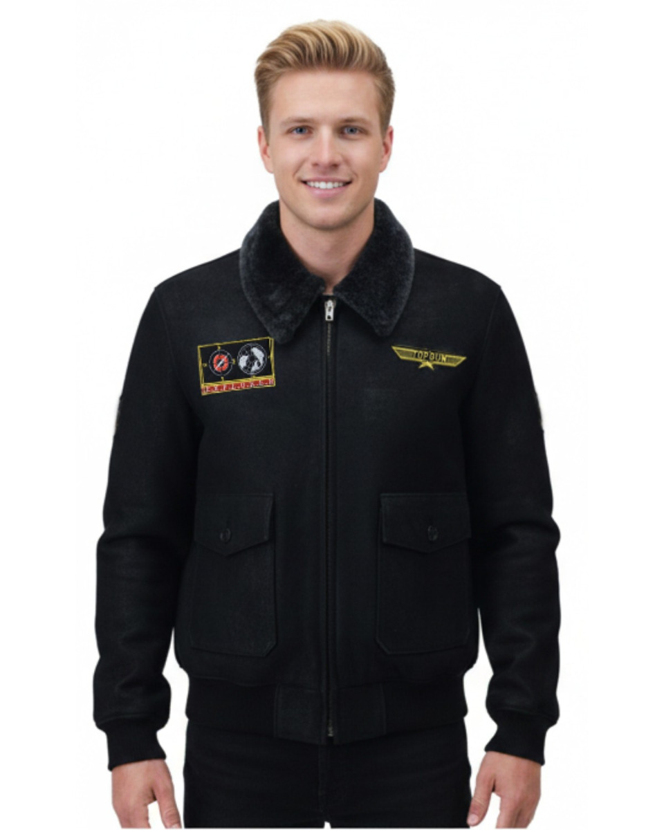 ΔΕΡΜΑΤΙΝΟ ΑΝΔΡΙΚΟ ΜΠΟΥΦΑΝ ΚΩΔΙΚΟΣ: 05-M-TOP GUN-M (BLACK)