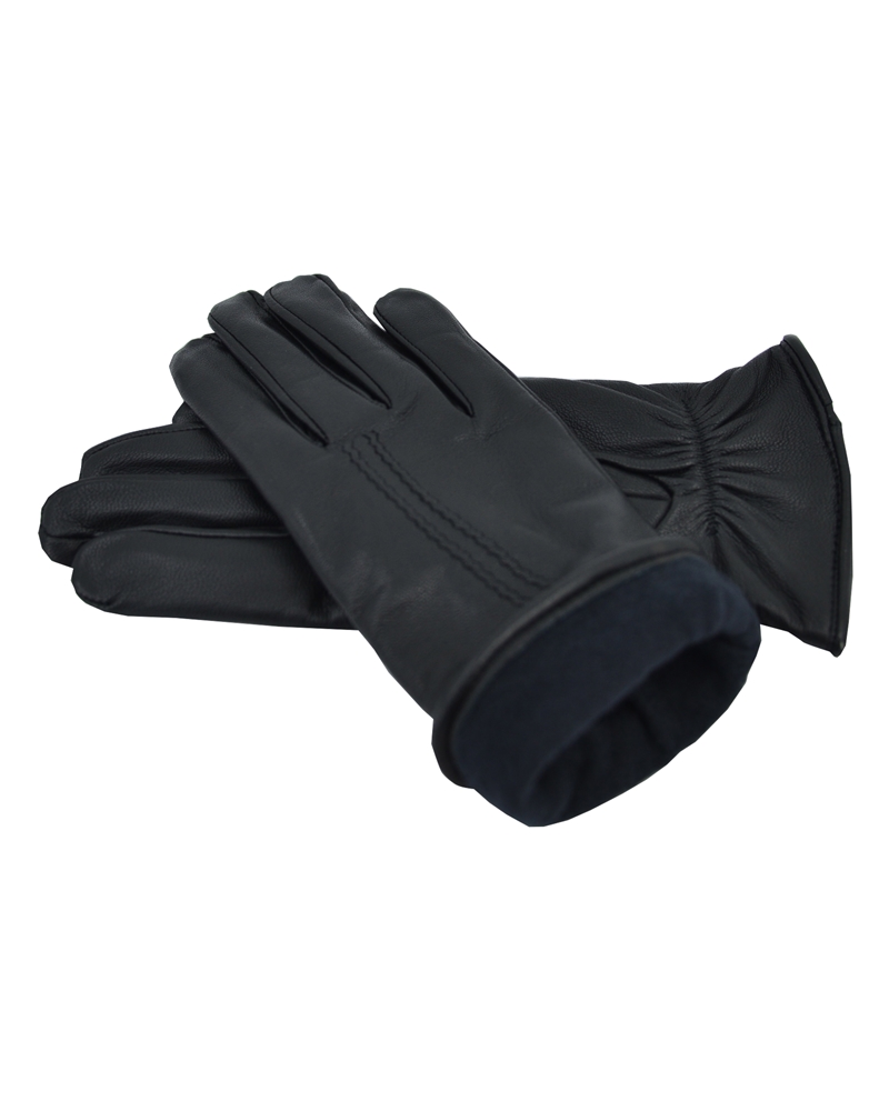 ΔΕΡΜΑΤΙΝΑ ΓΥΝΑΙΚΕΙΑ ΓΑΝΤΙΑ ΚΩΔΙΚΟΣ: W-GLOVES-4 (BLACK) - Image 3
