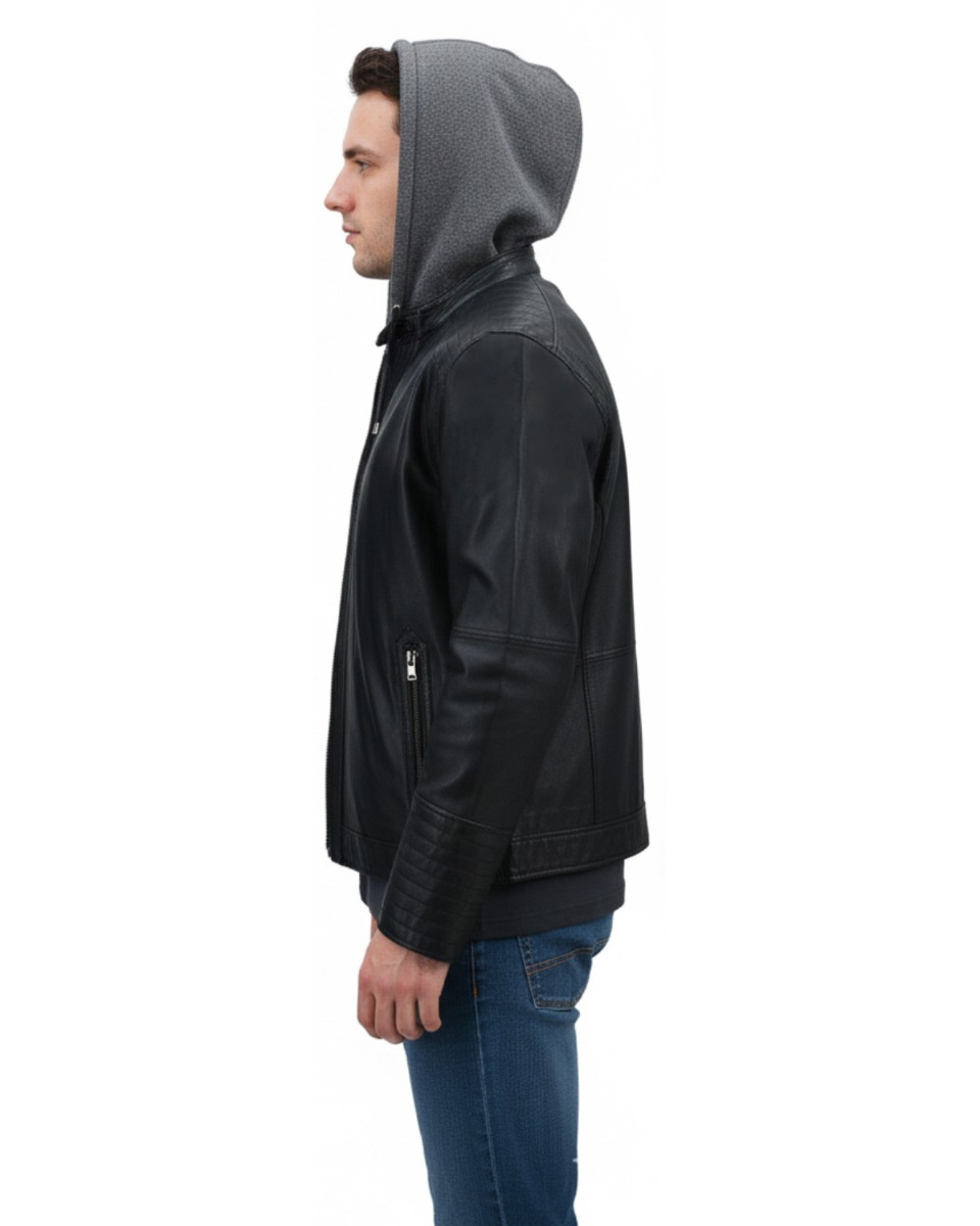 ΔΕΡΜΑΤΙΝΟ ΑΝΔΡΙΚΟ ΜΠΟΥΦΑΝ ΚΩΔΙΚΟΣ: 05-M-DEAN1 (BLACK) - Image 3