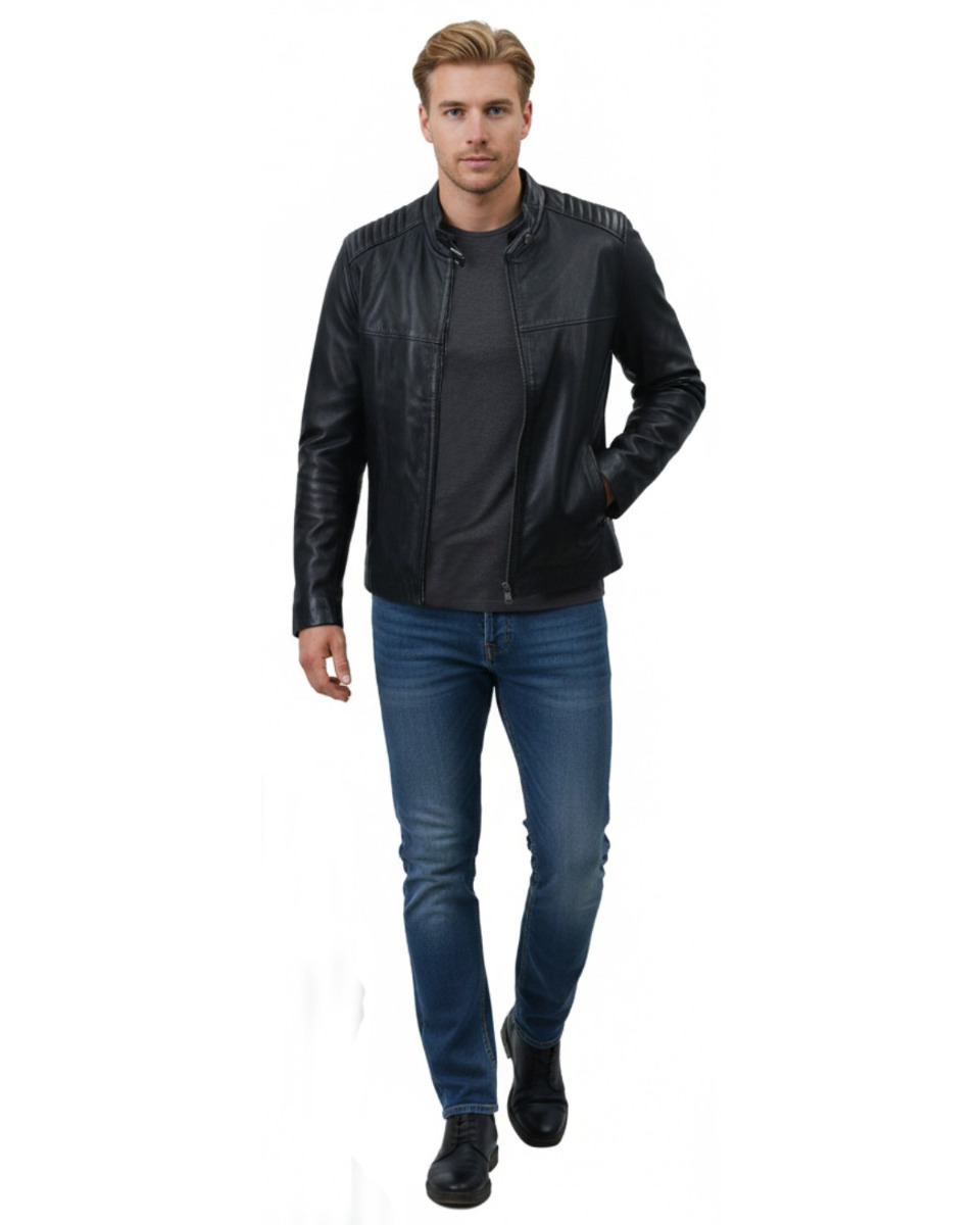 ΔΕΡΜΑΤΙΝΟ ΑΝΔΡΙΚΟ ΜΠΟΥΦΑΝ ΚΩΔΙΚΟΣ: 05-M-SIMOUT (BLACK)