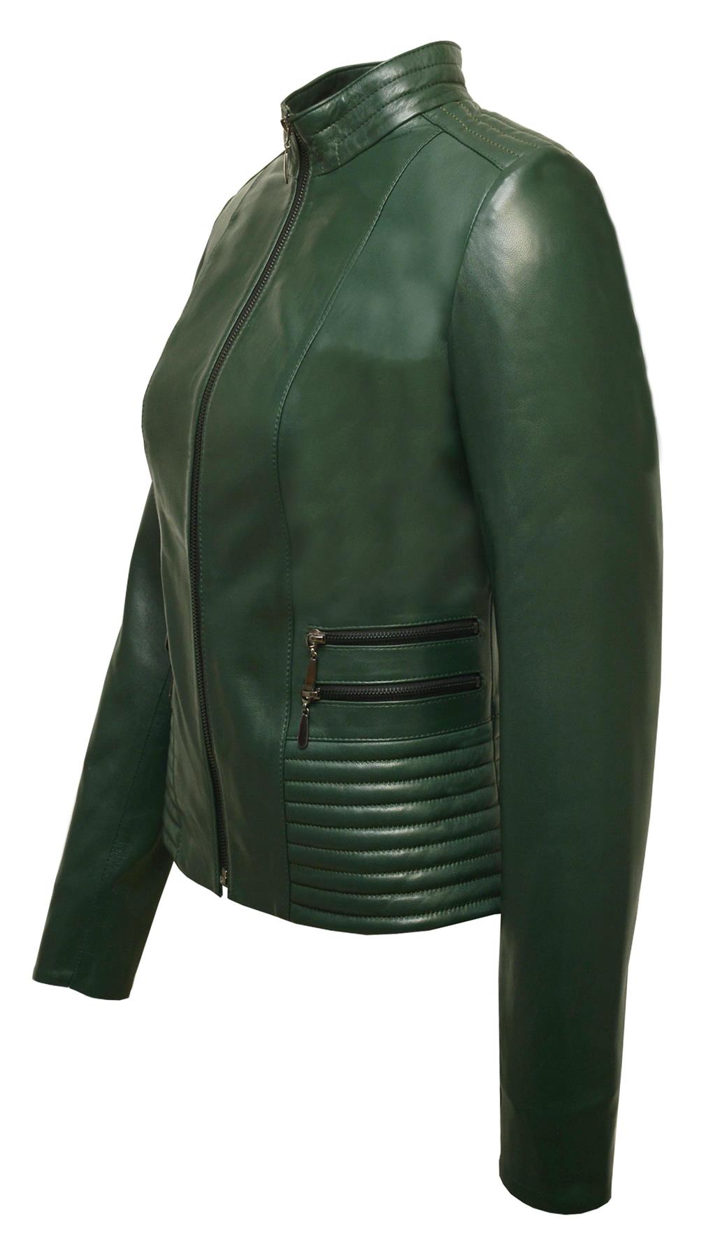 ΔΕΡΜΑΤΙΝΟ ΓΥΝΑΙΚΕΙΟ ΜΠΟΥΦΑΝ ΚΩΔΙΚΟΣ: 05-W-FOUR ZIP (GREEN) - Image 6