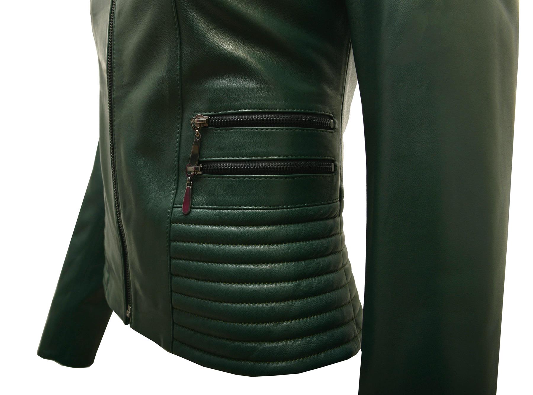 ΔΕΡΜΑΤΙΝΟ ΓΥΝΑΙΚΕΙΟ ΜΠΟΥΦΑΝ ΚΩΔΙΚΟΣ: 05-W-FOUR ZIP (GREEN) - Image 7