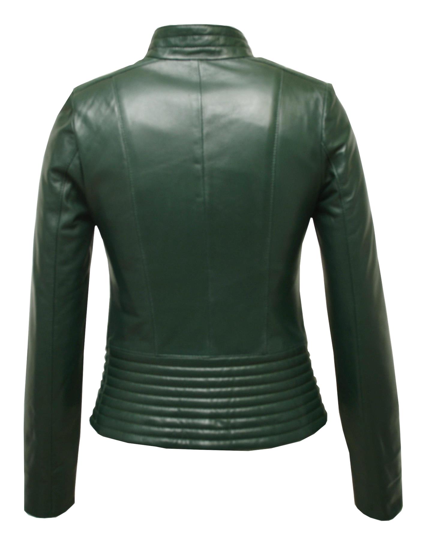 ΔΕΡΜΑΤΙΝΟ ΓΥΝΑΙΚΕΙΟ ΜΠΟΥΦΑΝ ΚΩΔΙΚΟΣ: 05-W-FOUR ZIP (GREEN) - Image 8