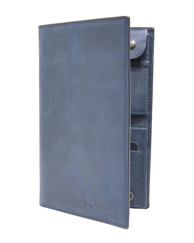 ΔΕΡΜΑΤΙΝΟ ΠΟΡΤΟΦΟΛΙ ΚΩΔΙΚΟΣ: 05-WALLET-T-145-03 (BLUE)