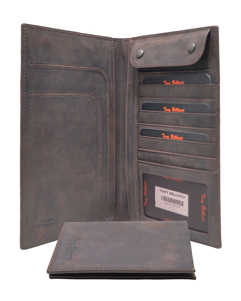 ΔΕΡΜΑΤΙΝΟ ΠΟΡΤΟΦΟΛΙ ΚΩΔΙΚΟΣ: 05-WALLET-T-145-04 (D.BROWN) - Image 7
