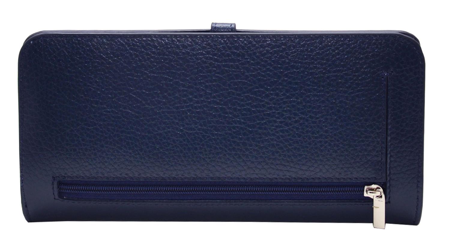 ΔΕΡΜΑΤΙΝΟ ΓΥΝΑΙΚΕΙΟ ΠΟΡΤΟΦΟΛΙ ΚΩΔΙΚΟΣ: 05-WALLET-T-711-1170 (D.BLUE) - Image 6