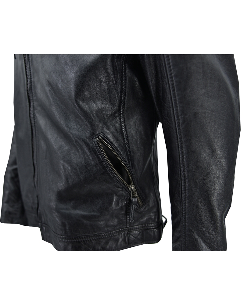 ΔΕΡΜΑΤΙΝΟ ΑΝΔΡΙΚΟ ΜΠΟΥΦΑΝ ΚΩΔΙΚΟΣ: 01-M-STYLE-41-DEF (BLACK) - Image 5