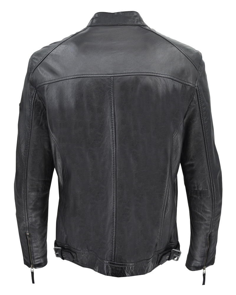 ΔΕΡΜΑΤΙΝΟ ΑΝΔΡΙΚΟ ΜΠΟΥΦΑΝ ΚΩΔΙΚΟΣ: 01-M-STYLE-41-DEF (BLACK) - Image 6
