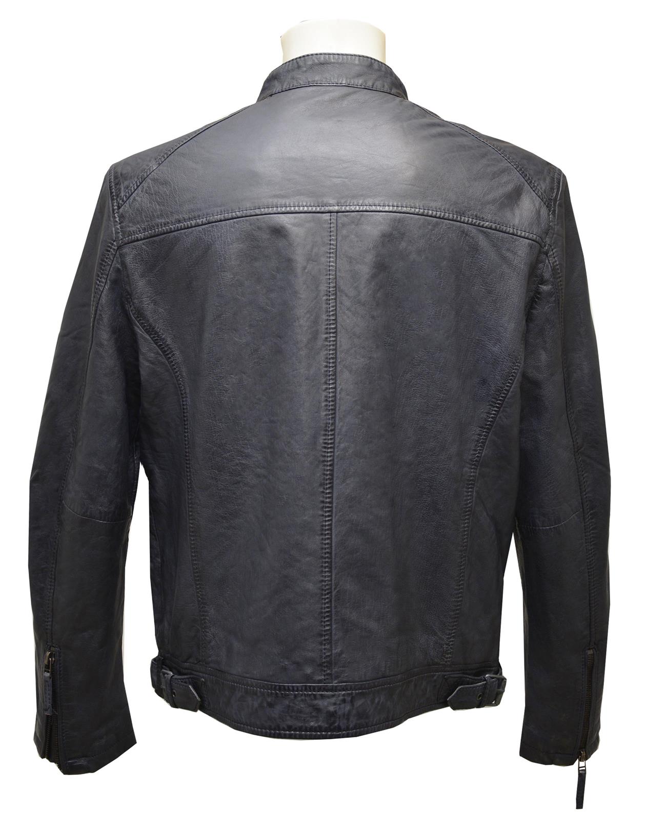ΔΕΡΜΑΤΙΝΟ ΑΝΔΡΙΚΟ ΜΠΟΥΦΑΝ ΚΩΔΙΚΟΣ: 01-M-STYLE-41 (VELVET-BLUE) - Image 4