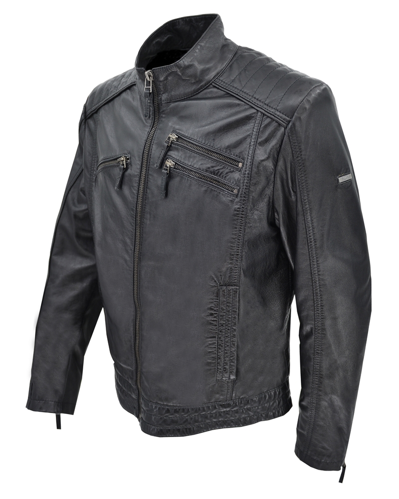 ΔΕΡΜΑΤΙΝΟ ΑΝΔΡΙΚΟ ΜΠΟΥΦΑΝ ΚΩΔΙΚΟΣ: 01-M-STYLE-11 (BLACK) - Image 5