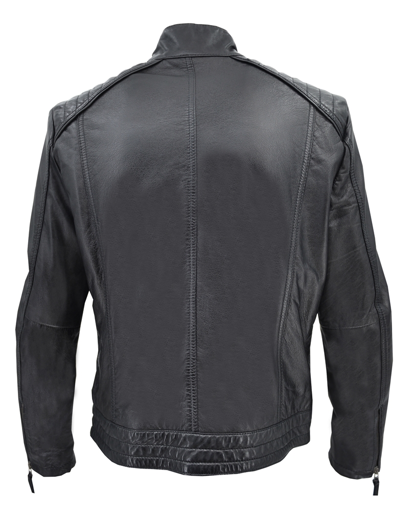 ΔΕΡΜΑΤΙΝΟ ΑΝΔΡΙΚΟ ΜΠΟΥΦΑΝ ΚΩΔΙΚΟΣ: 01-M-STYLE-11 (BLACK) - Image 7