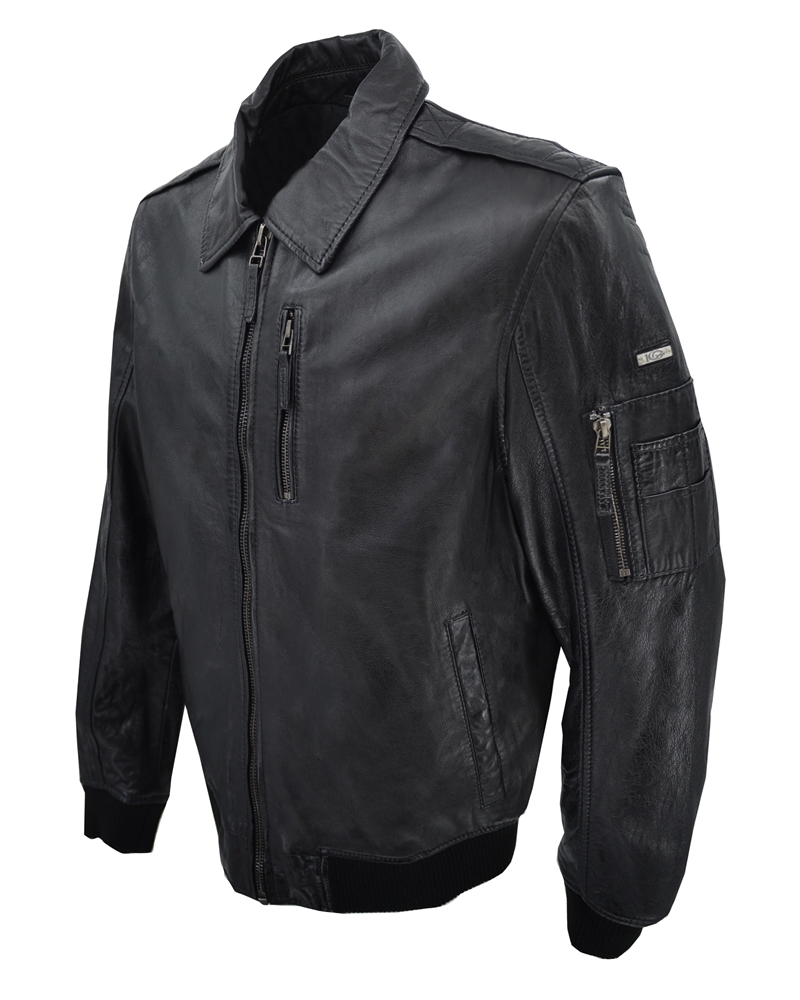 ΔΕΡΜΑΤΙΝΟ ΑΝΔΡΙΚΟ ΜΠΟΥΦΑΝ ΚΩΔΙΚΟΣ: 01-M-STYLE-28 (BLACK) - Image 4