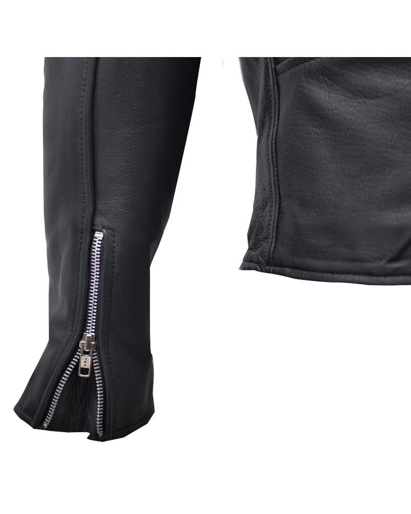 ΔΕΡΜΑΤΙΝΟ ΑΝΔΡΙΚΟ ΜΠΟΥΦΑΝ ΚΩΔΙΚΟΣ: 37-M-NEW-PERF (BLACK) - Image 12