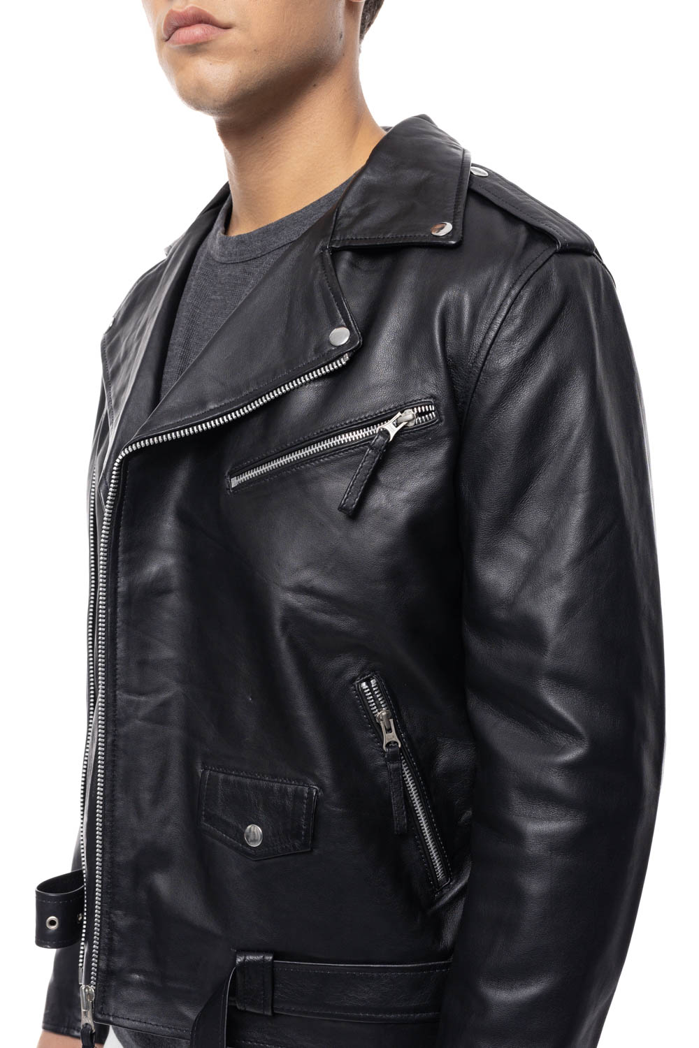 ΔΕΡΜΑΤΙΝΟ ΑΝΔΡΙΚΟ ΜΠΟΥΦΑΝ ΚΩΔΙΚΟΣ: 37-M-NEW-PERF (BLACK) - Image 6