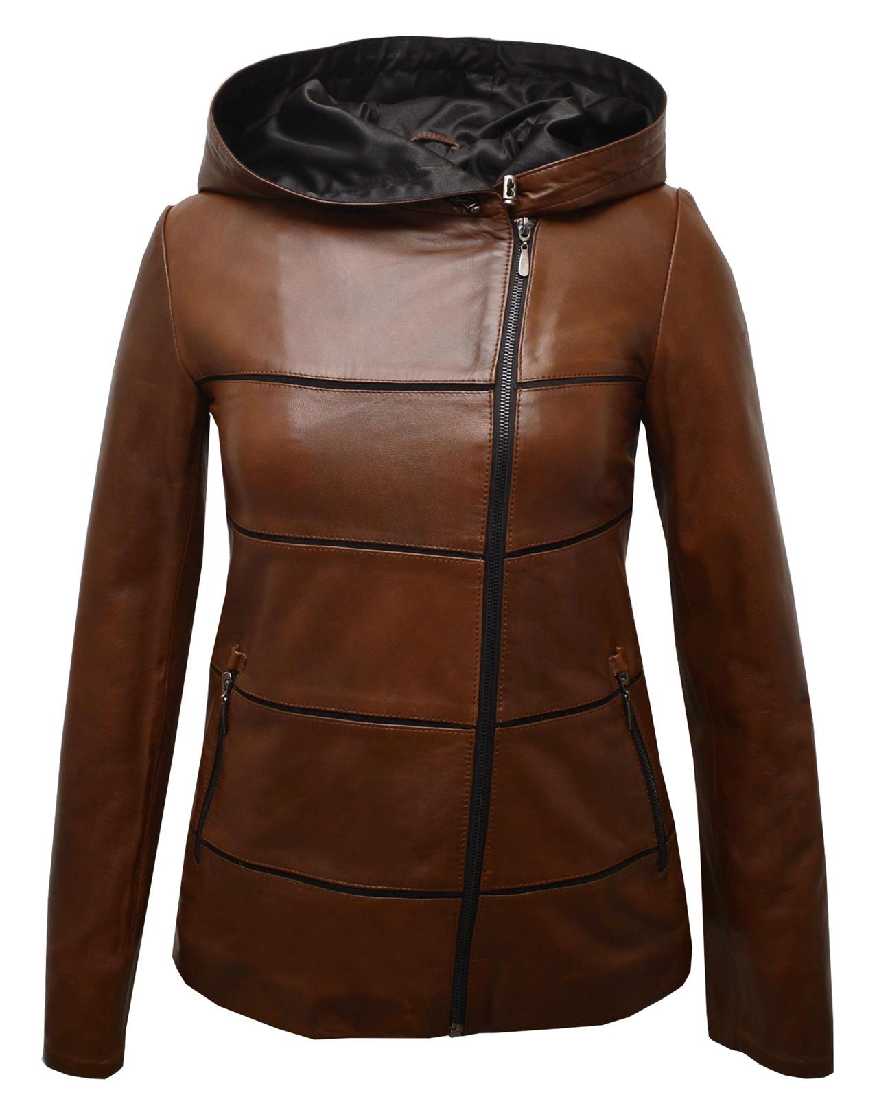 ΔΕΡΜΑΤΙΝΟ ΓΥΝΑΙΚΕΙΟ ΜΠΟΥΦΑΝ ΚΩΔΙΚΟΣ: 05-W-STRIP SHORT (BROWN) - Image 6
