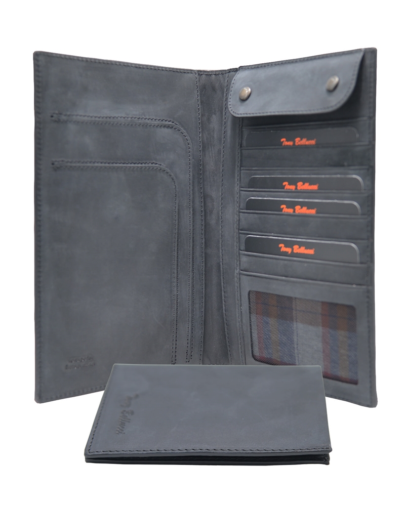 ΔΕΡΜΑΤΙΝΟ ΠΟΡΤΟΦΟΛΙ ΚΩΔΙΚΟΣ: 05-WALLET-T-145-01 (BLACK) - Image 7