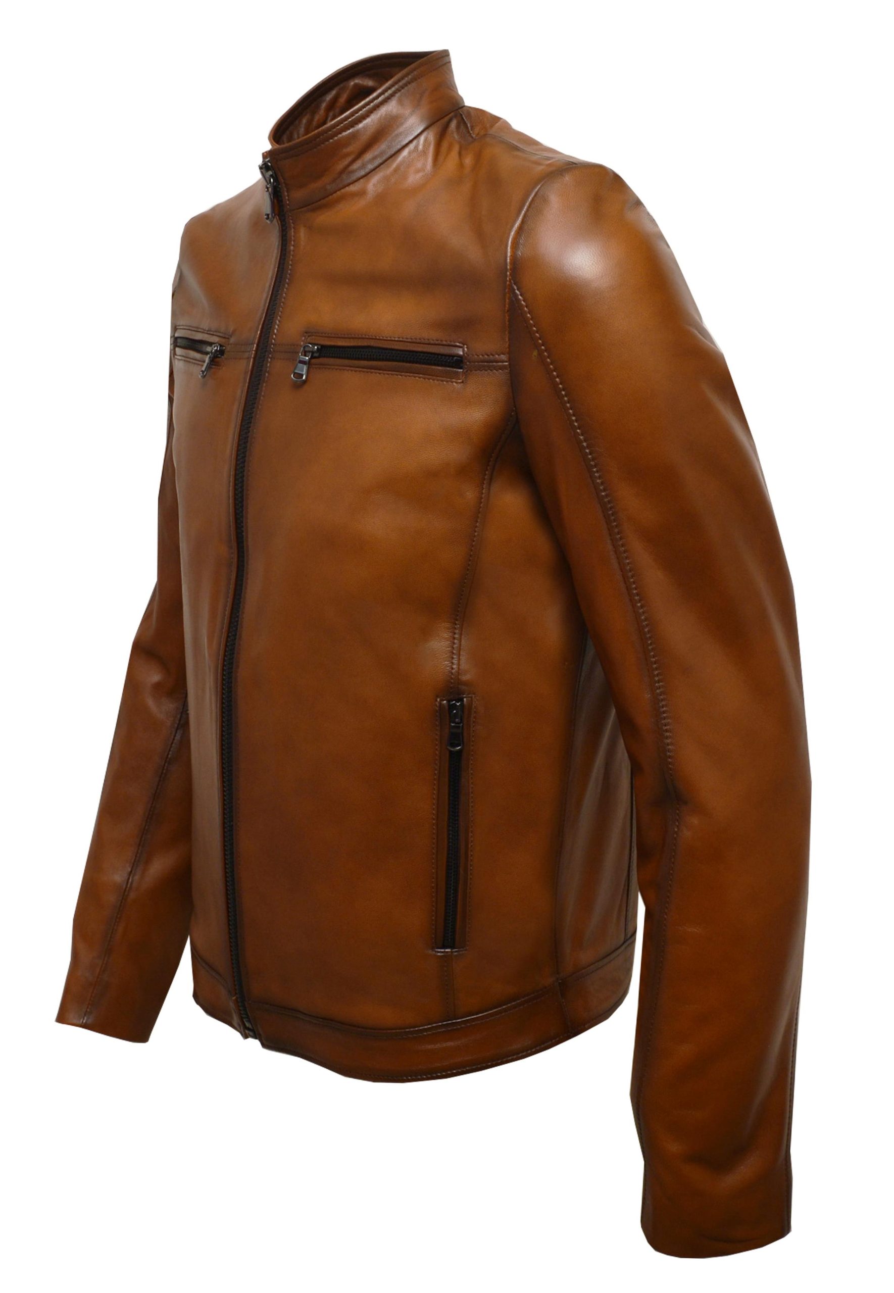 ΔΕΡΜΑΤΙΝΟ ΑΝΔΡΙΚΟ ΜΠΟΥΦΑΝ ΚΩΔΙΚΟΣ: 05-M-BASIC (COGNAC) - Image 3