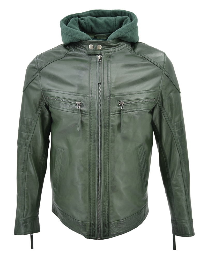 ΔΕΡΜΑΤΙΝΟ ΑΝΔΡΙΚΟ ΜΠΟΥΦΑΝ ΚΩΔΙΚΟΣ: 28-M-4950 (GREEN)