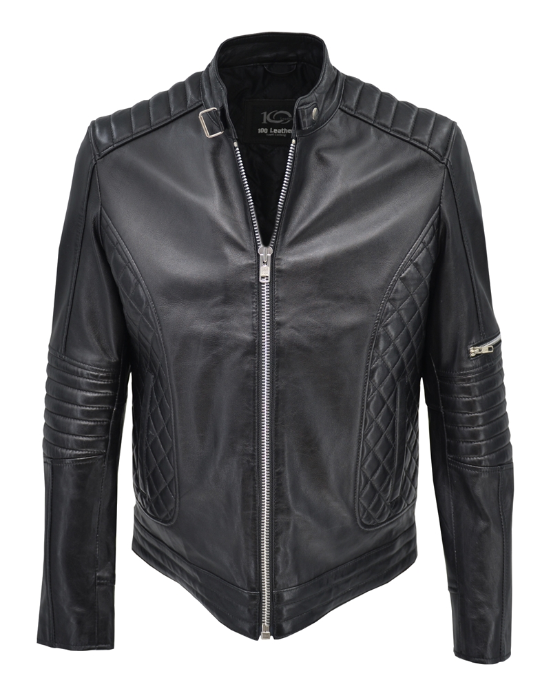 ΔΕΡΜΑΤΙΝΟ ΑΝΔΡΙΚΟ ΜΠΟΥΦΑΝ ΚΩΔΙΚΟΣ: 28-M-1551 (BLACK) - Image 3