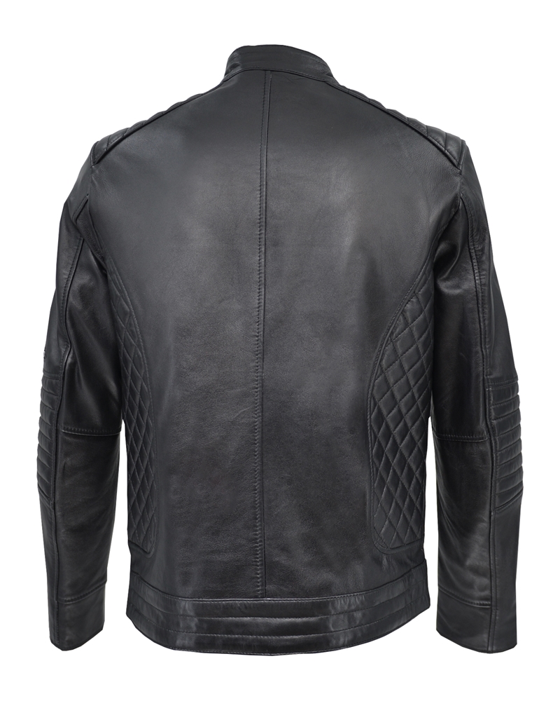 ΔΕΡΜΑΤΙΝΟ ΑΝΔΡΙΚΟ ΜΠΟΥΦΑΝ ΚΩΔΙΚΟΣ: 28-M-1551 (BLACK) - Image 6