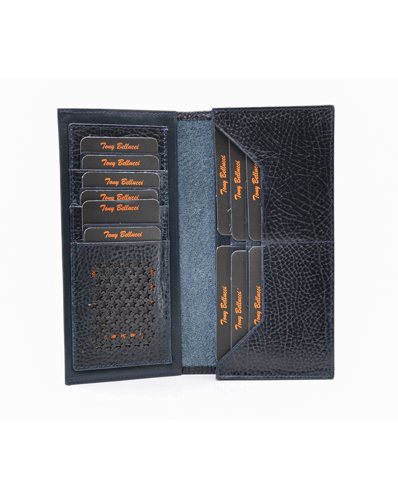 ΔΕΡΜΑΤΙΝΟ ΠΟΡΤΟΦΟΛΙ ΚΩΔΙΚΟΣ: 05-WALLET-T-31-894 (D.BLUE) - Image 3