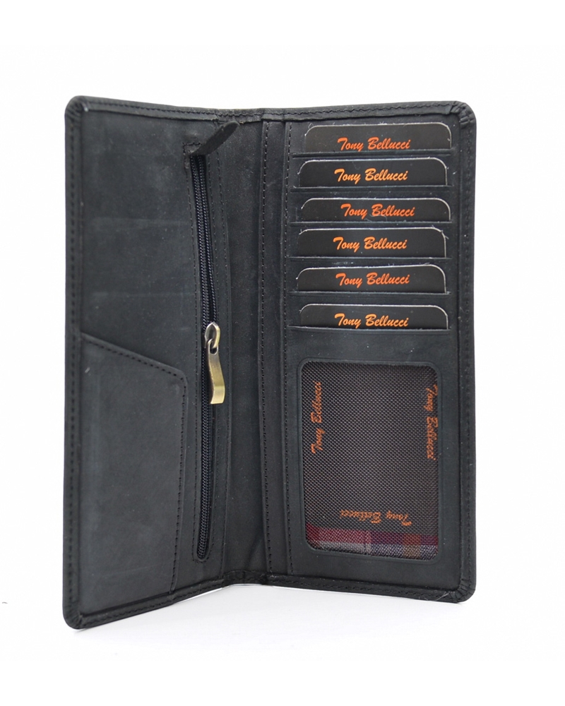 ΔΕΡΜΑΤΙΝΟ ΠΟΡΤΟΦΟΛΙ ΚΩΔΙΚΟΣ: 05-WALLET-T-873-01 (BLACK) - Image 3