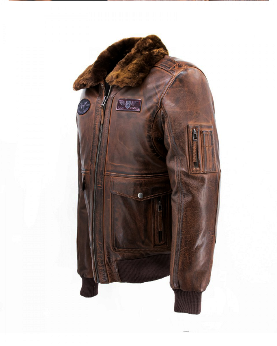 ΔΕΡΜΑΤΙΝΟ ΑΝΔΡΙΚΟ ΜΠΟΥΦΑΝ ΚΩΔΙΚΟΣ:37-M-TOPGUN (BROWN) - Image 15