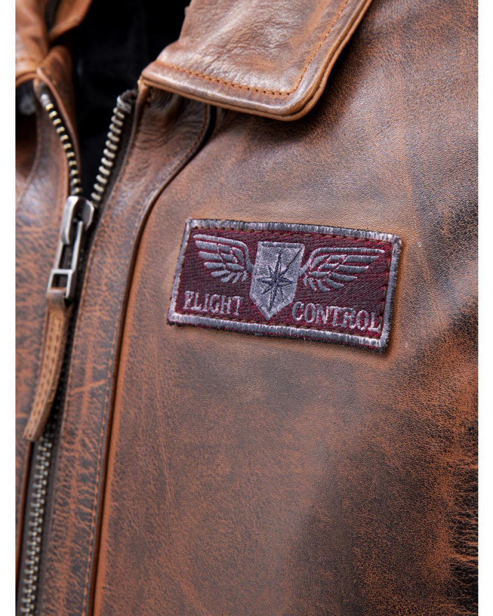 ΔΕΡΜΑΤΙΝΟ ΑΝΔΡΙΚΟ ΜΠΟΥΦΑΝ ΚΩΔΙΚΟΣ:37-M-TOPGUN (BROWN) - Image 12