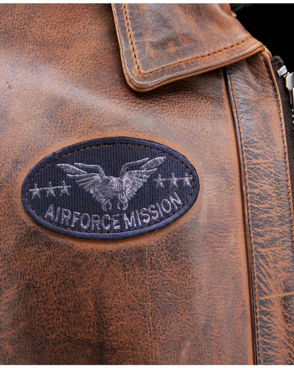 ΔΕΡΜΑΤΙΝΟ ΑΝΔΡΙΚΟ ΜΠΟΥΦΑΝ ΚΩΔΙΚΟΣ:37-M-TOPGUN (BROWN) - Image 13