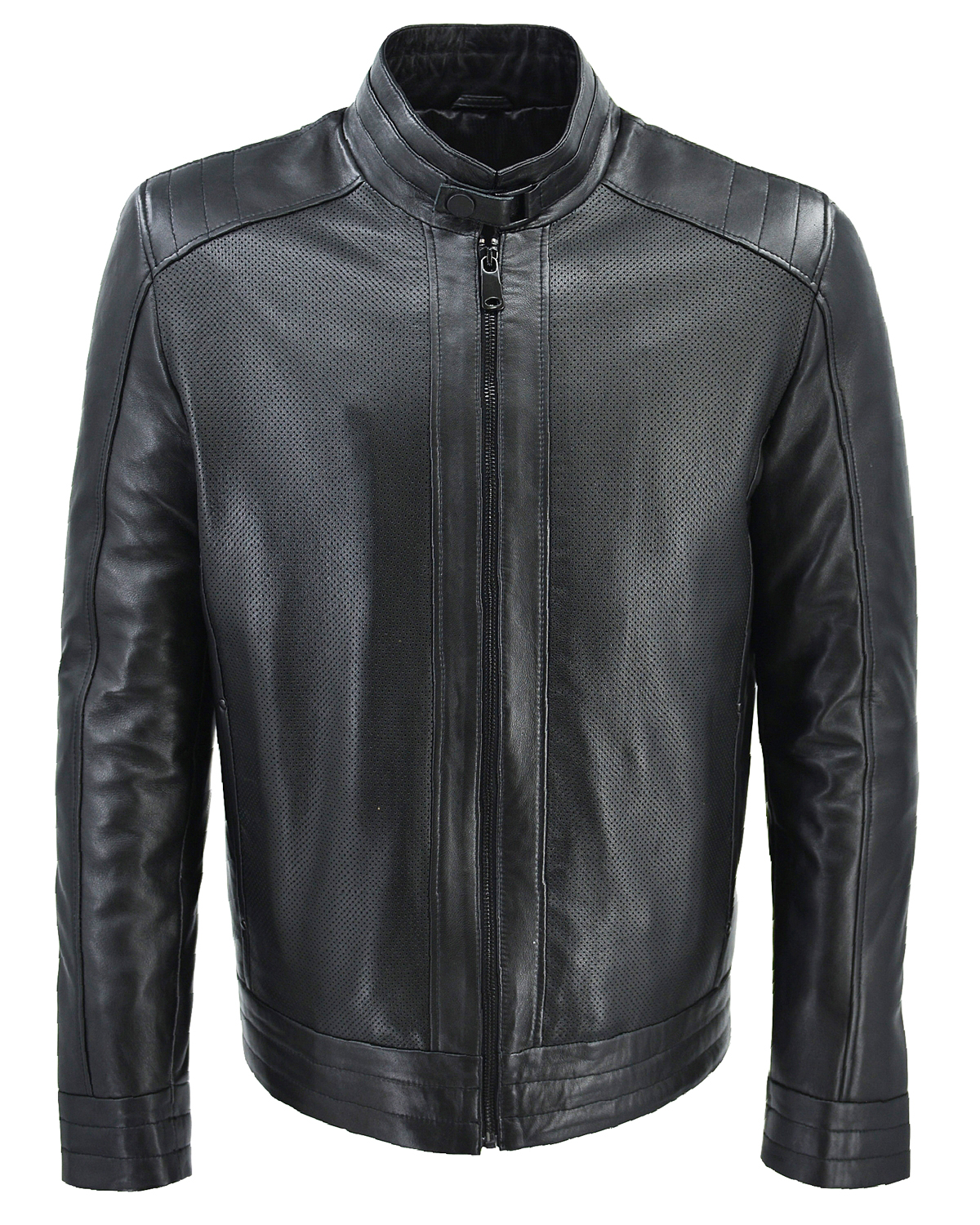ΔΕΡΜΑΤΙΝΟ ΑΝΔΡΙΚΟ ΜΠΟΥΦΑΝ ΚΩΔΙΚΟΣ: 07-M-E-602NOZIP-EC (BLACK)