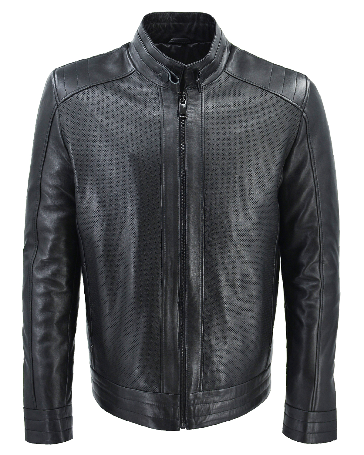 ΔΕΡΜΑΤΙΝΟ ΑΝΔΡΙΚΟ ΜΠΟΥΦΑΝ ΚΩΔΙΚΟΣ: 07-M-E-602NOZIP-EC (BLACK) - Image 5