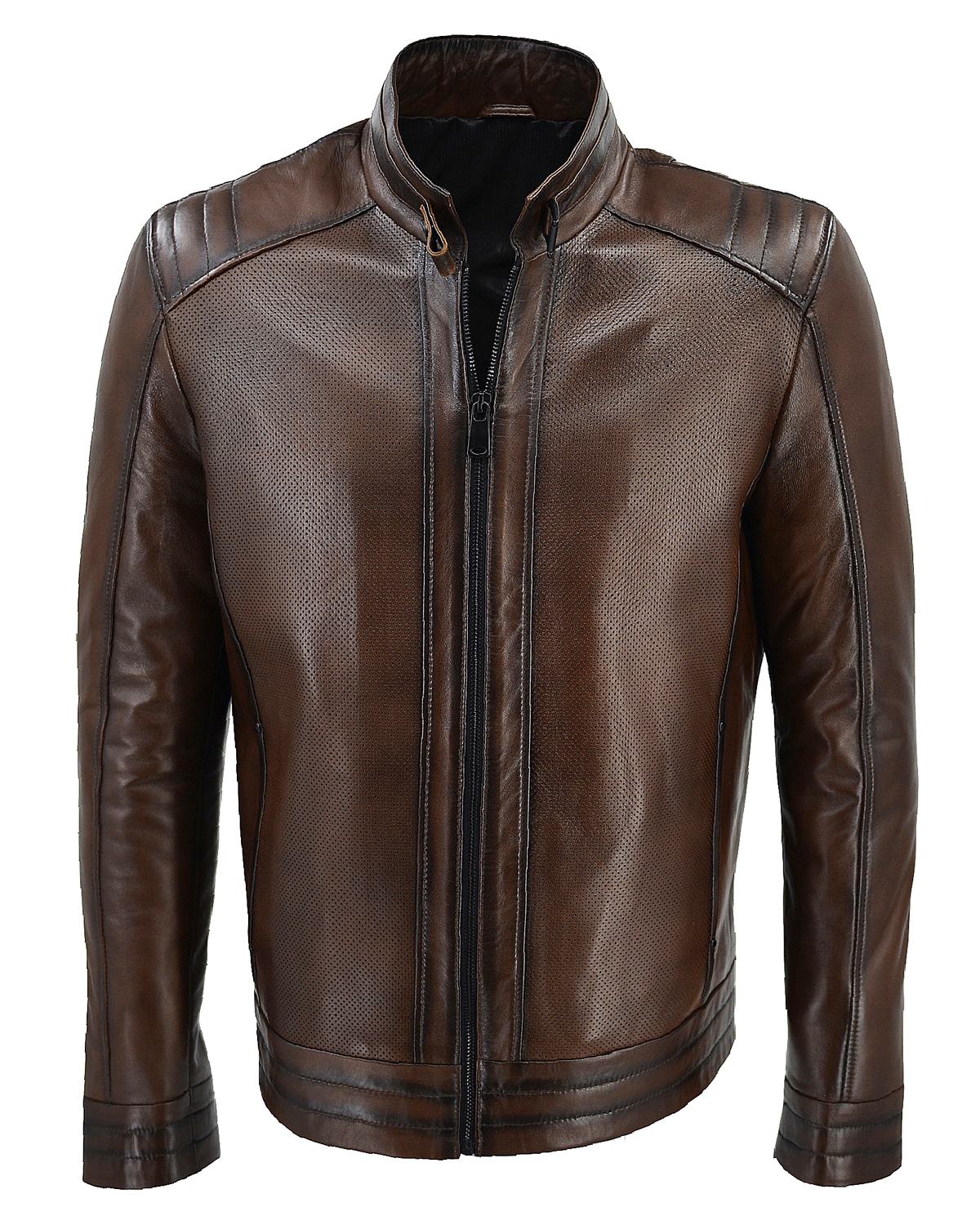 ΔΕΡΜΑΤΙΝΟ ΑΝΔΡΙΚΟ ΜΠΟΥΦΑΝ ΚΩΔΙΚΟΣ: 07-M-E-602NOZIP-EC (BROWN-ANTIQUE) - Image 3