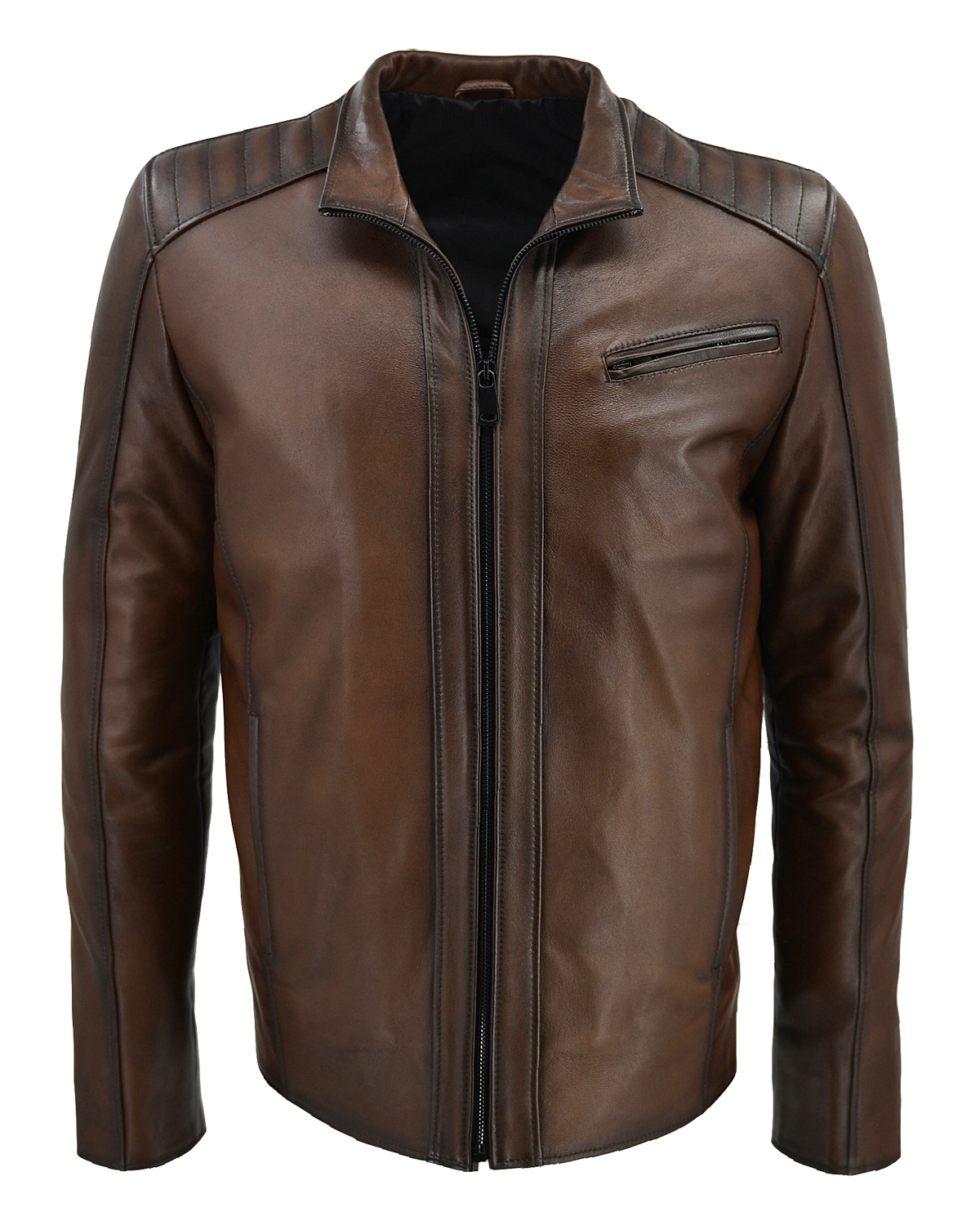 ΔΕΡΜΑΤΙΝΟ ΑΝΔΡΙΚΟ ΜΠΟΥΦΑΝ ΚΩΔΙΚΟΣ: 07-M-E-655-EC (BROWN-ANTIQUE) - Image 4